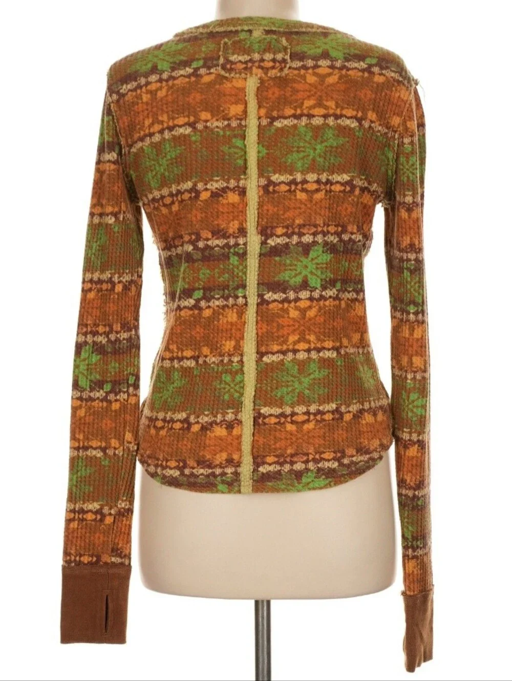 Free People We The Free Pretty Little Thermal-brown Orange Green